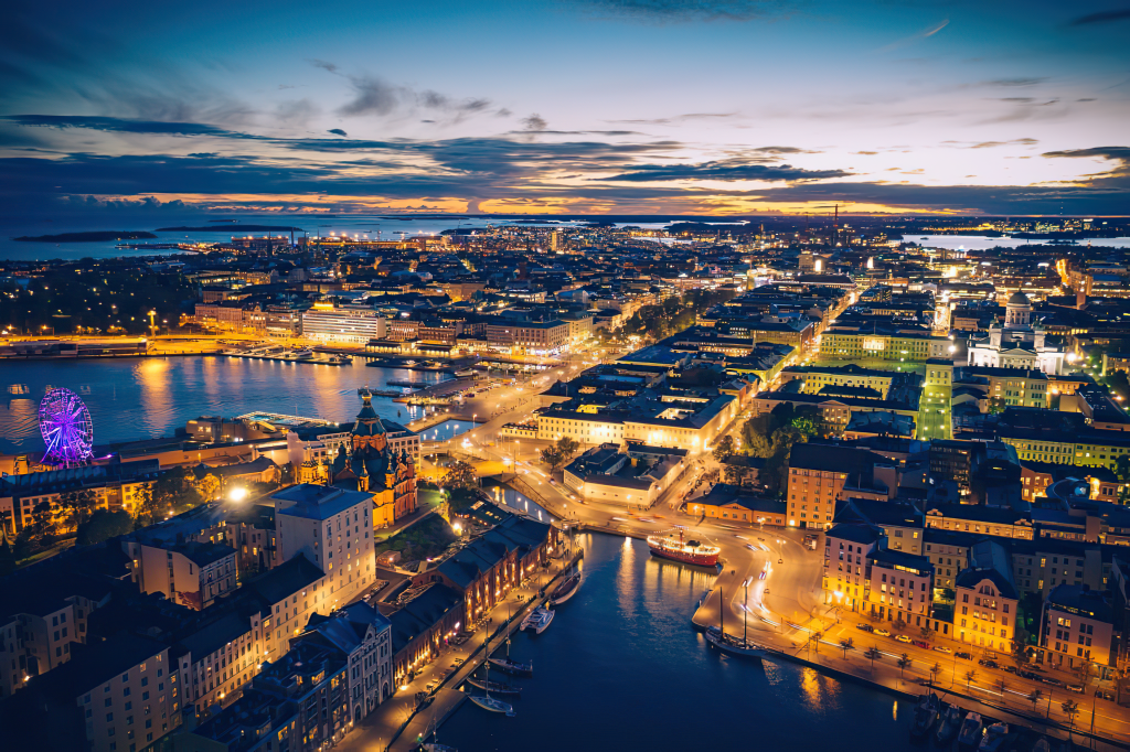 Aerial Photography Helsinki Port