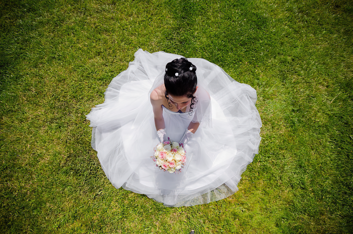 Aerial Wedding Photography Norfolk 2 Aerial Wedding Photography Norfolk Bride Flowers